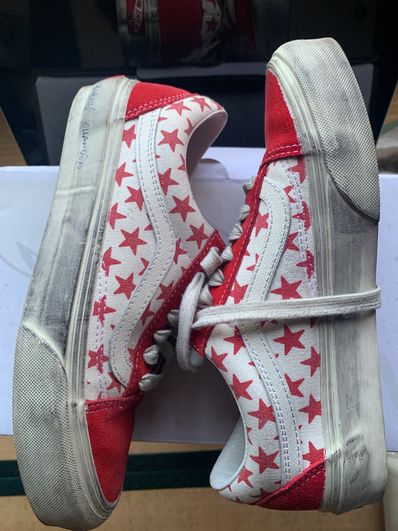 Bianca Chandon × Vault by Vans Old Skool VLT LX "Red/White"