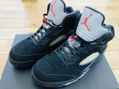Nike Air Jordan 5 Retro OG "Black/Fire Red/Metallic Silver/White" (2016)