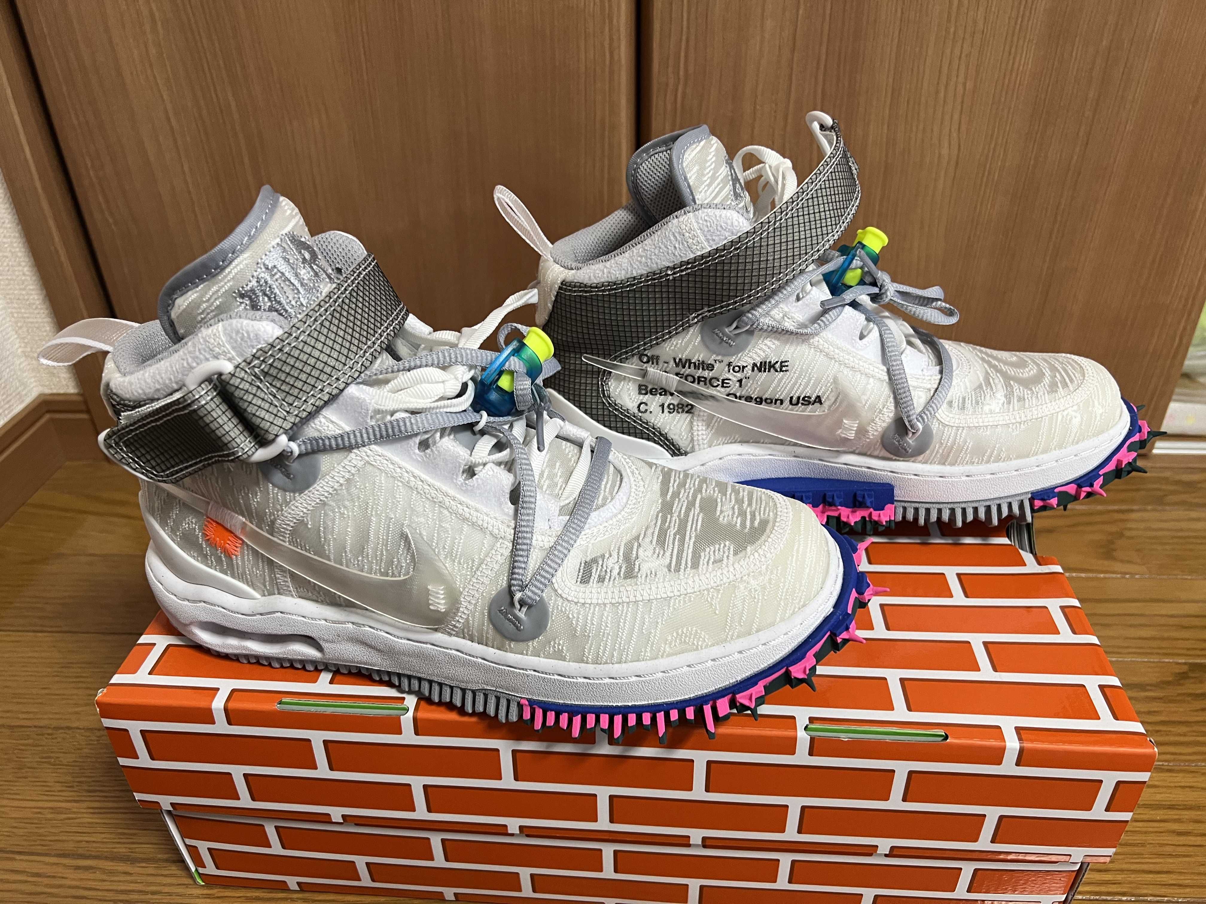 Off-White × Nike Air Force 1 Mid "White"