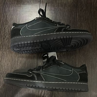 Travis Scott × Nike Air Jordan 1 Low OG SP "Black Phantom"