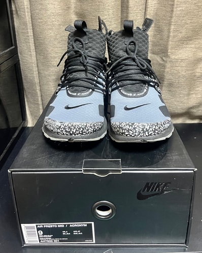 ACRONYM × Nike Air Presto Mid "Cool Grey/Black"