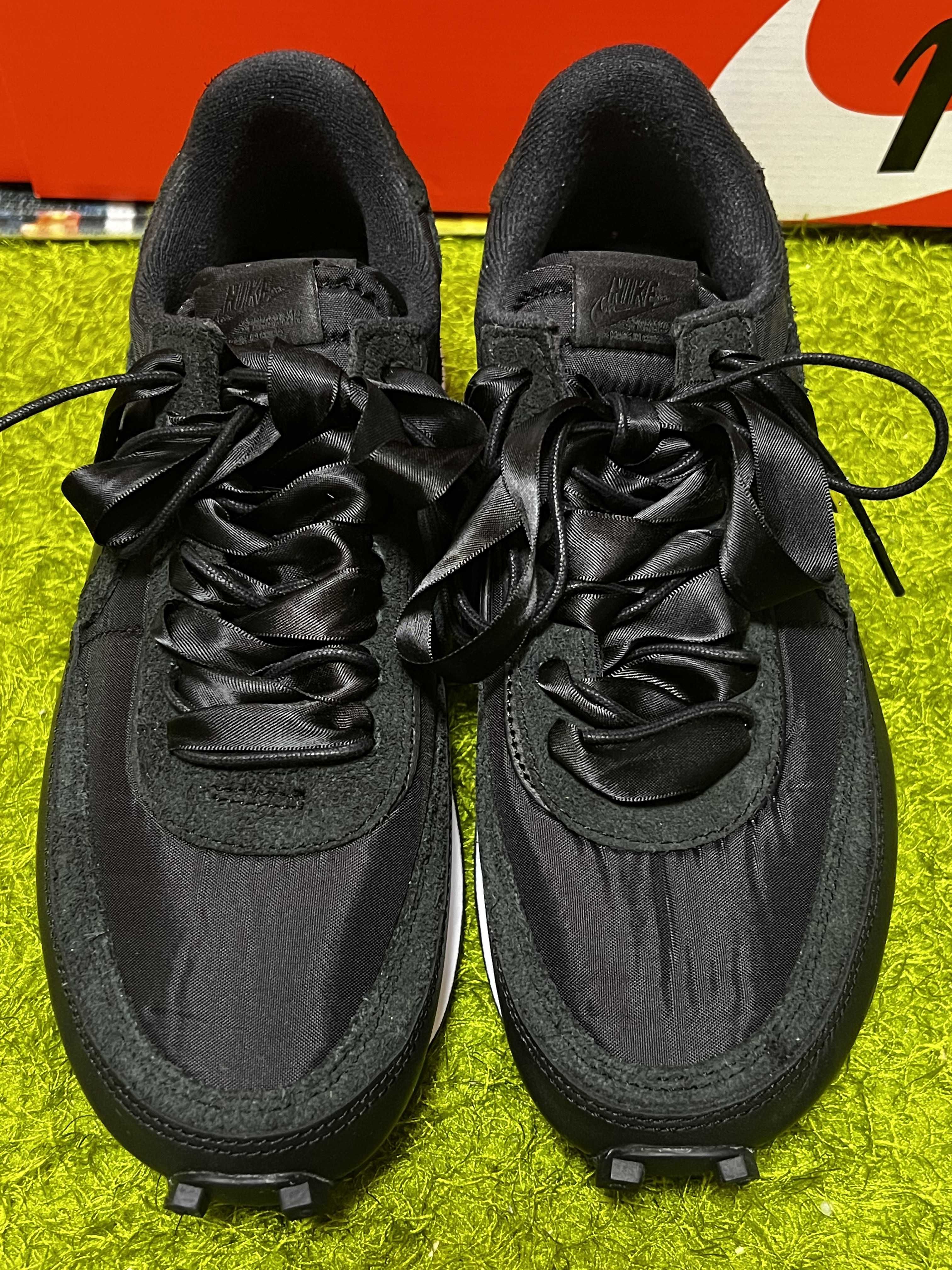 sacai × Nike LDV Waffle "Triple Black"