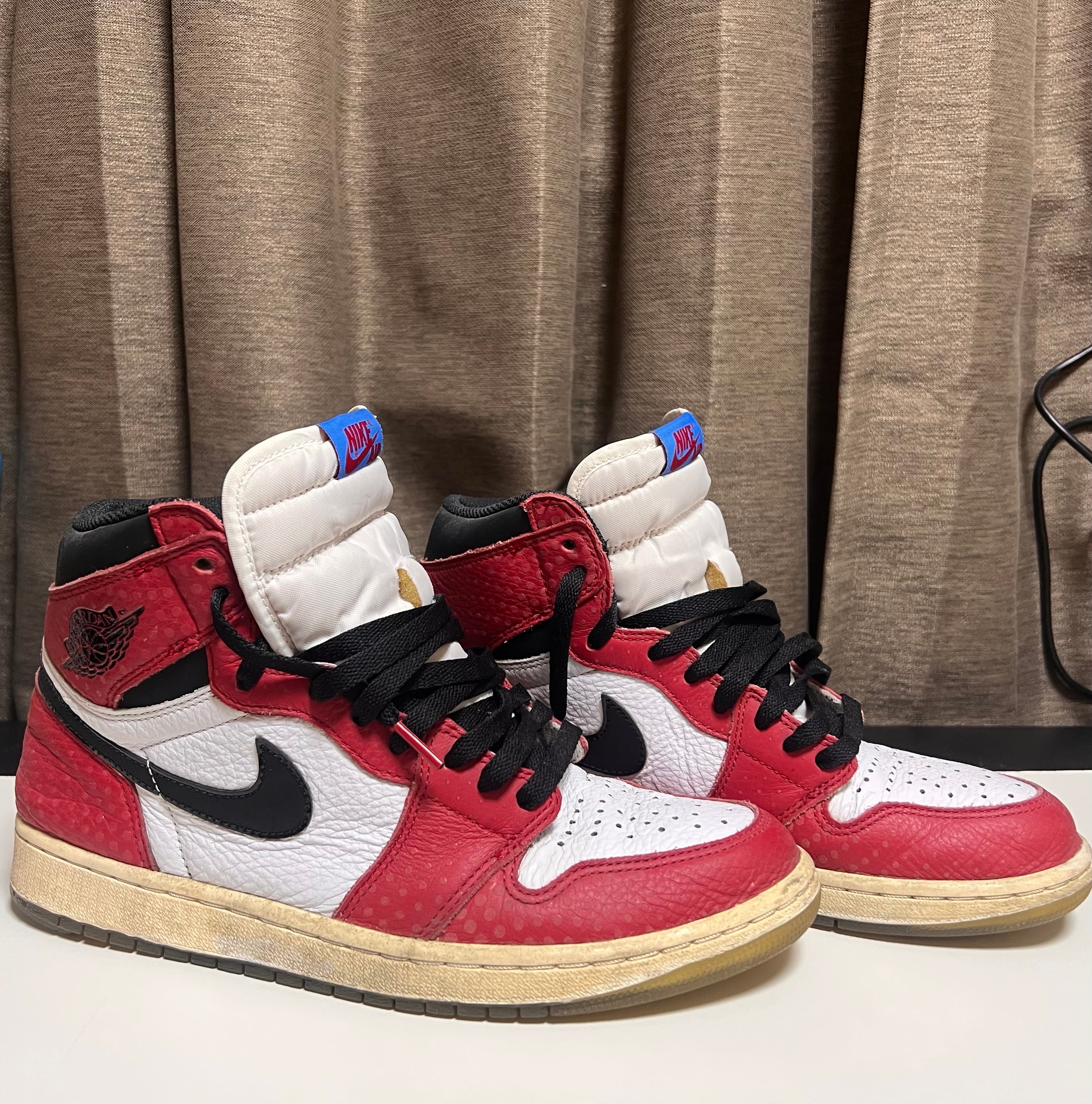 Spiderman × Nike Air Jordan 1 Origin Story "Gym Red/White/Photo Blue/Black"
