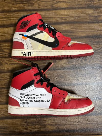 Retro jordans 2025 off white