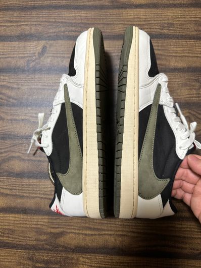Travis Scott × Nike Women's Air Jordan 1 Low OG "Medium Olive"
