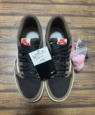 Travis Scott × Nike Air Jordan 1 Low OG SP-T "Black/Dark Mocha"