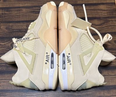 Off-White × Nike Women's Air Jordan 4 SP "Sail"