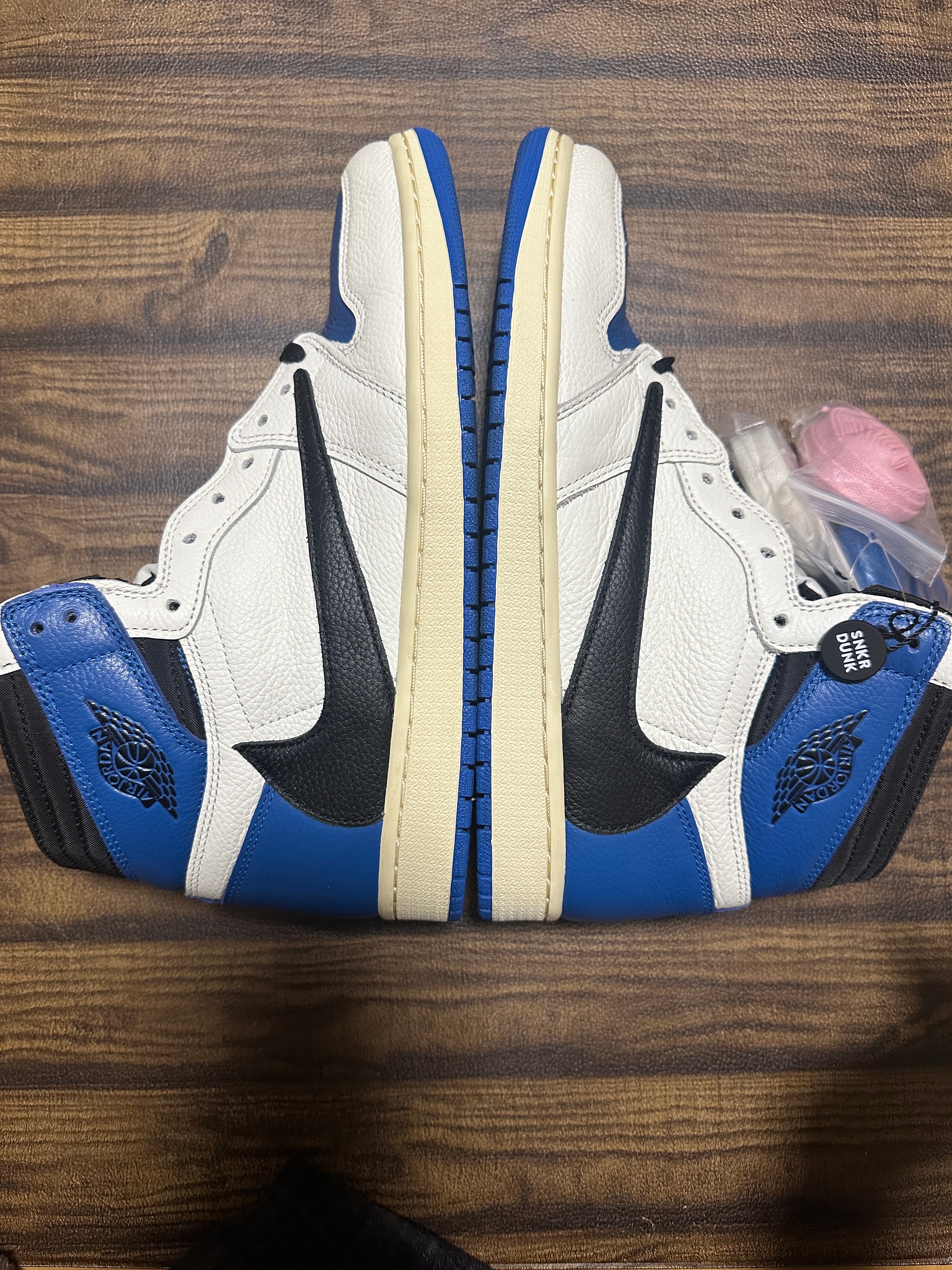 Travis Scott × fragment design × Nike Air Jordan 1 Retro High OG SP "Military Blue"