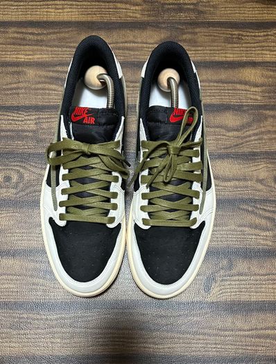 Travis Scott × Nike Women's Air Jordan 1 Low OG "Medium Olive"