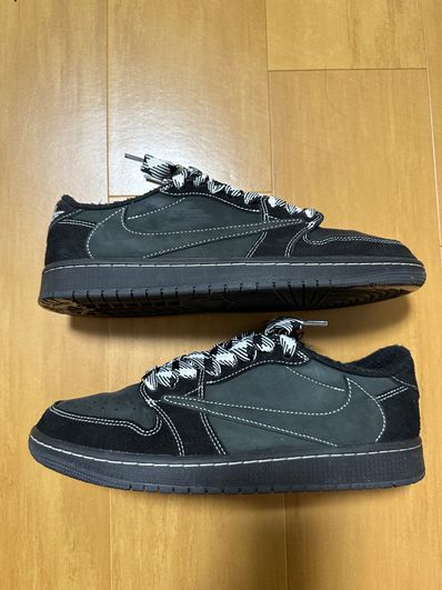 Travis Scott × Nike Air Jordan 1 Low OG SP "Black Phantom"
