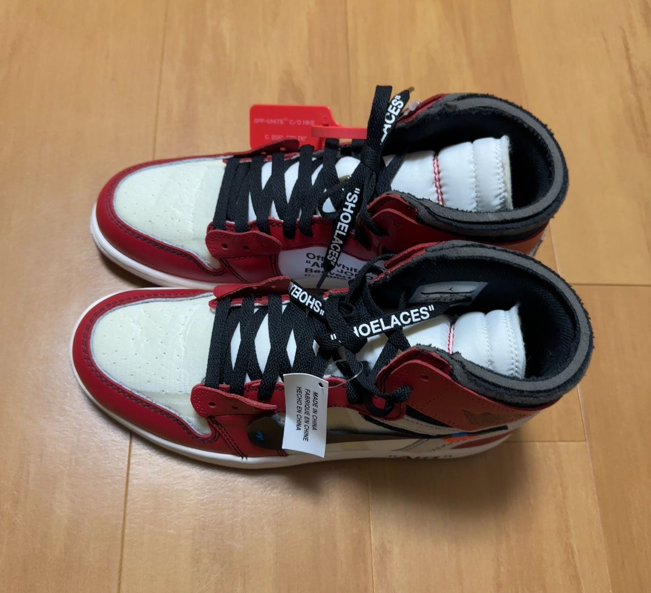 Off-White × Nike Air Jordan 1 Retro High The Ten "Chicago"