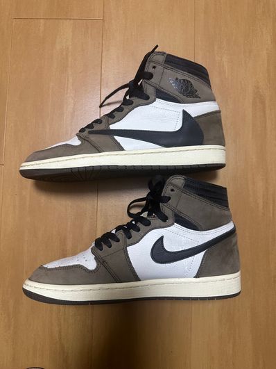 Travis Scott × Nike Air Jordan 1 Retro High OG TS SP "Sail/Dark Mocha"