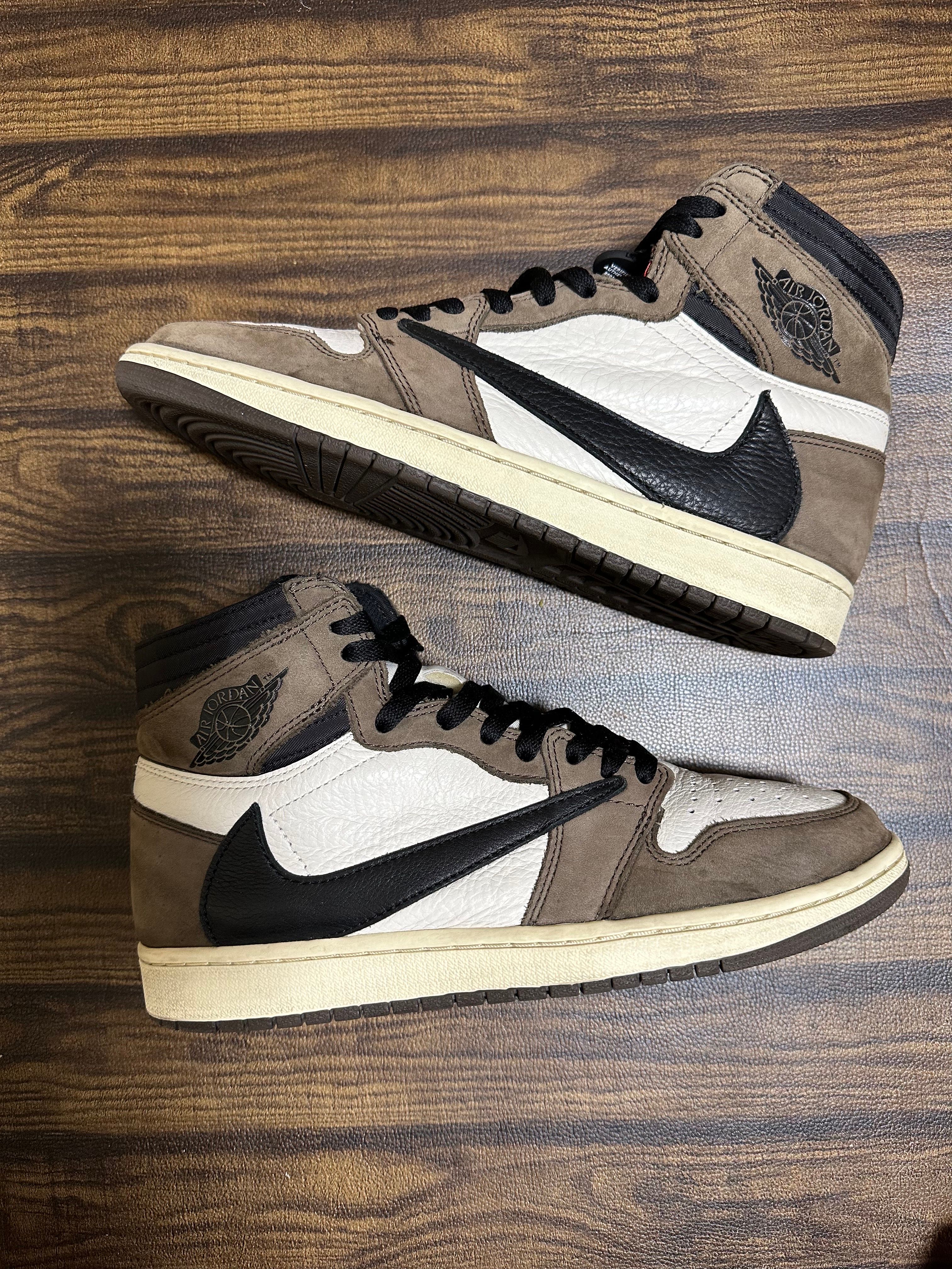 Travis Scott × Nike Air Jordan 1 Retro High OG TS SP "Sail/Dark Mocha"