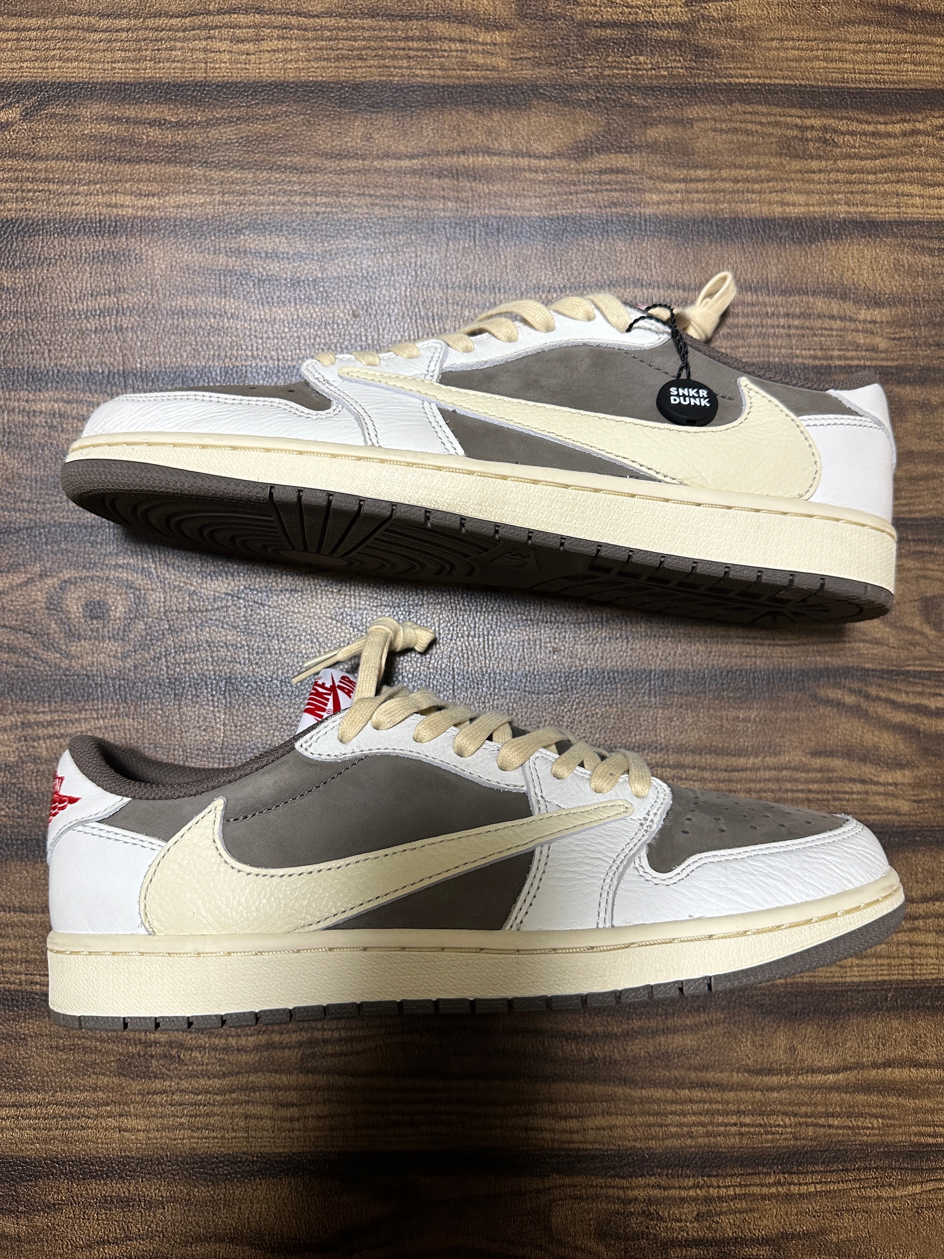Travis Scott × Nike Air Jordan 1 Low OG SP "Reverse Mocha/Sail and Ridgerock"