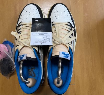 Travis Scott × fragment design × Nike Air Jordan 1 Low OG SP "Military Blue"