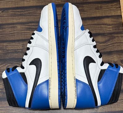 Travis Scott × fragment design × Nike Air Jordan 1 Retro High OG SP "Military Blue"