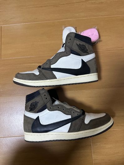 Travis Scott × Nike Air Jordan 1 Retro High OG TS SP "Sail/Dark Mocha"