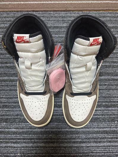 Travis Scott × Nike Air Jordan 1 Retro High OG TS SP "Sail/Dark Mocha"