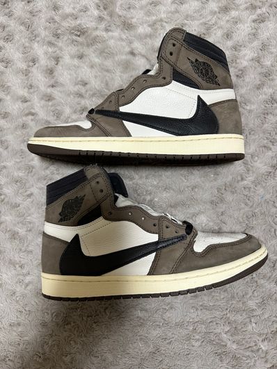 Travis Scott × Nike Air Jordan 1 Retro High OG TS SP "Sail/Dark Mocha"