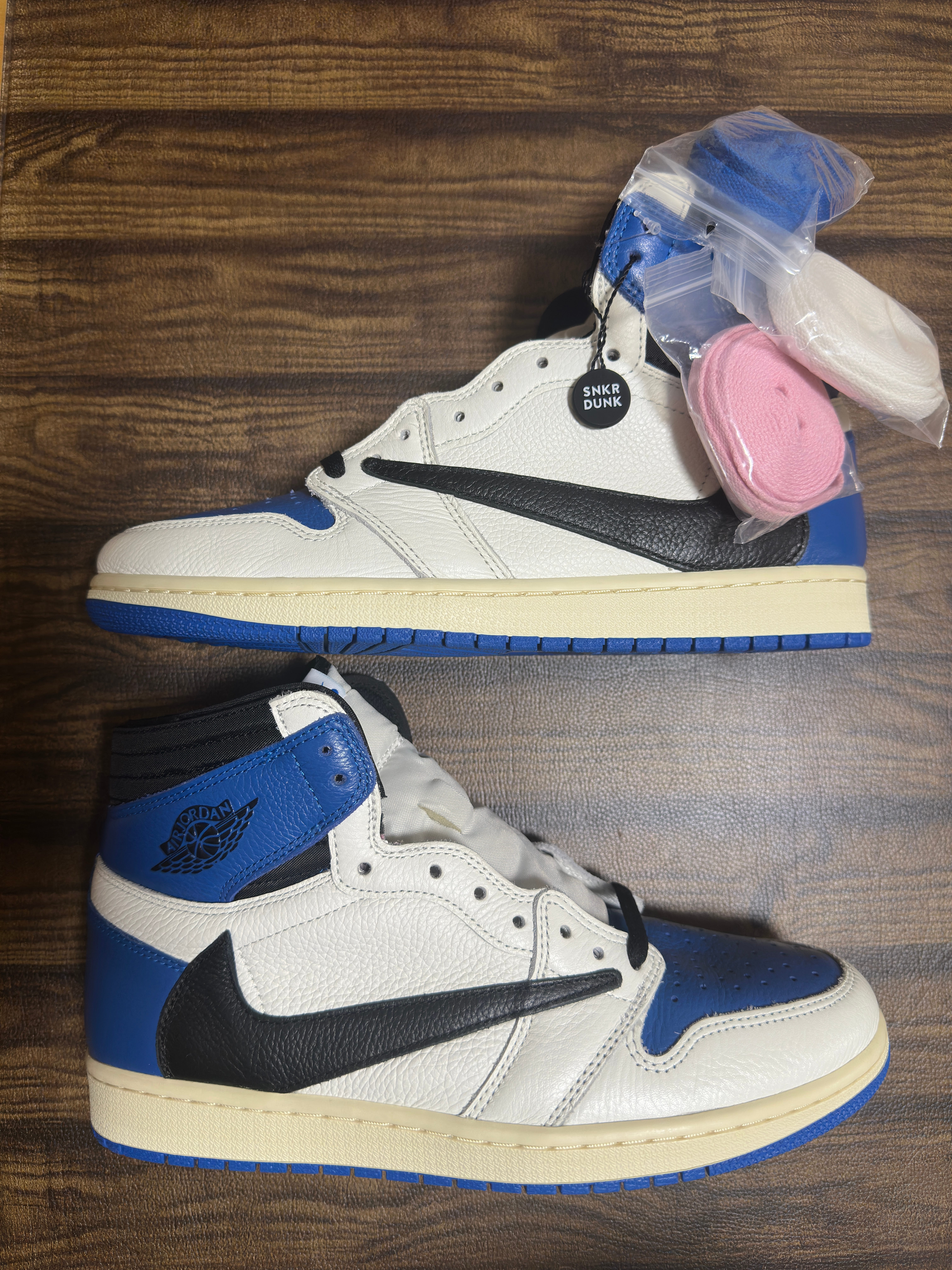Travis Scott × fragment design × Nike Air Jordan 1 Retro High OG SP "Military Blue"