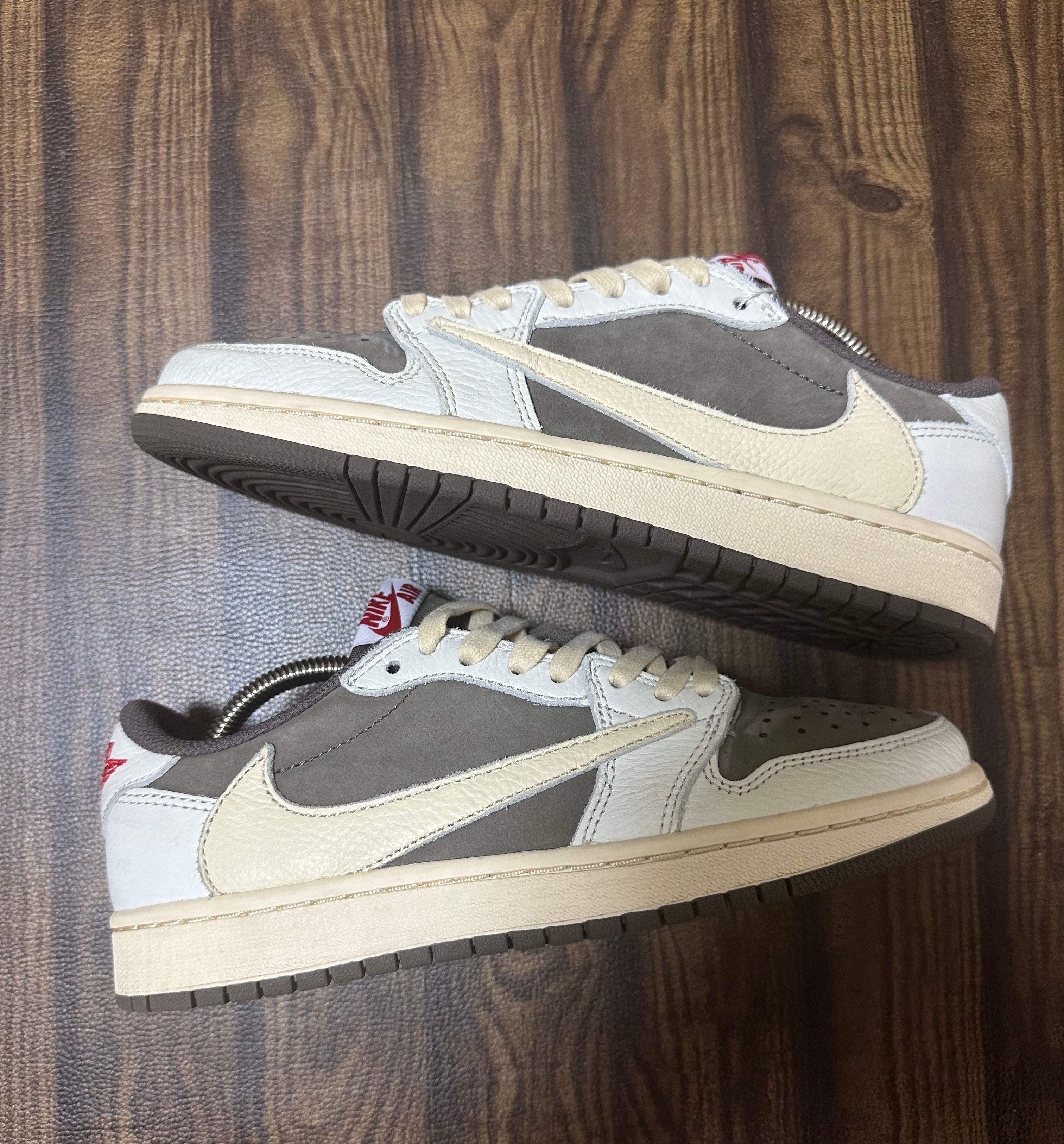 Travis Scott × Nike Air Jordan 1 Low OG SP "Reverse Mocha/Sail and Ridgerock"