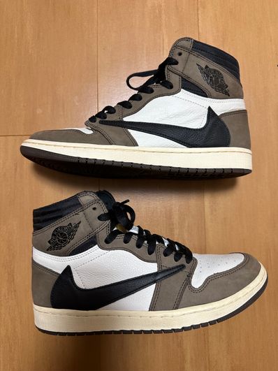 Travis Scott × Nike Air Jordan 1 Retro High OG TS SP "Sail/Dark Mocha"
