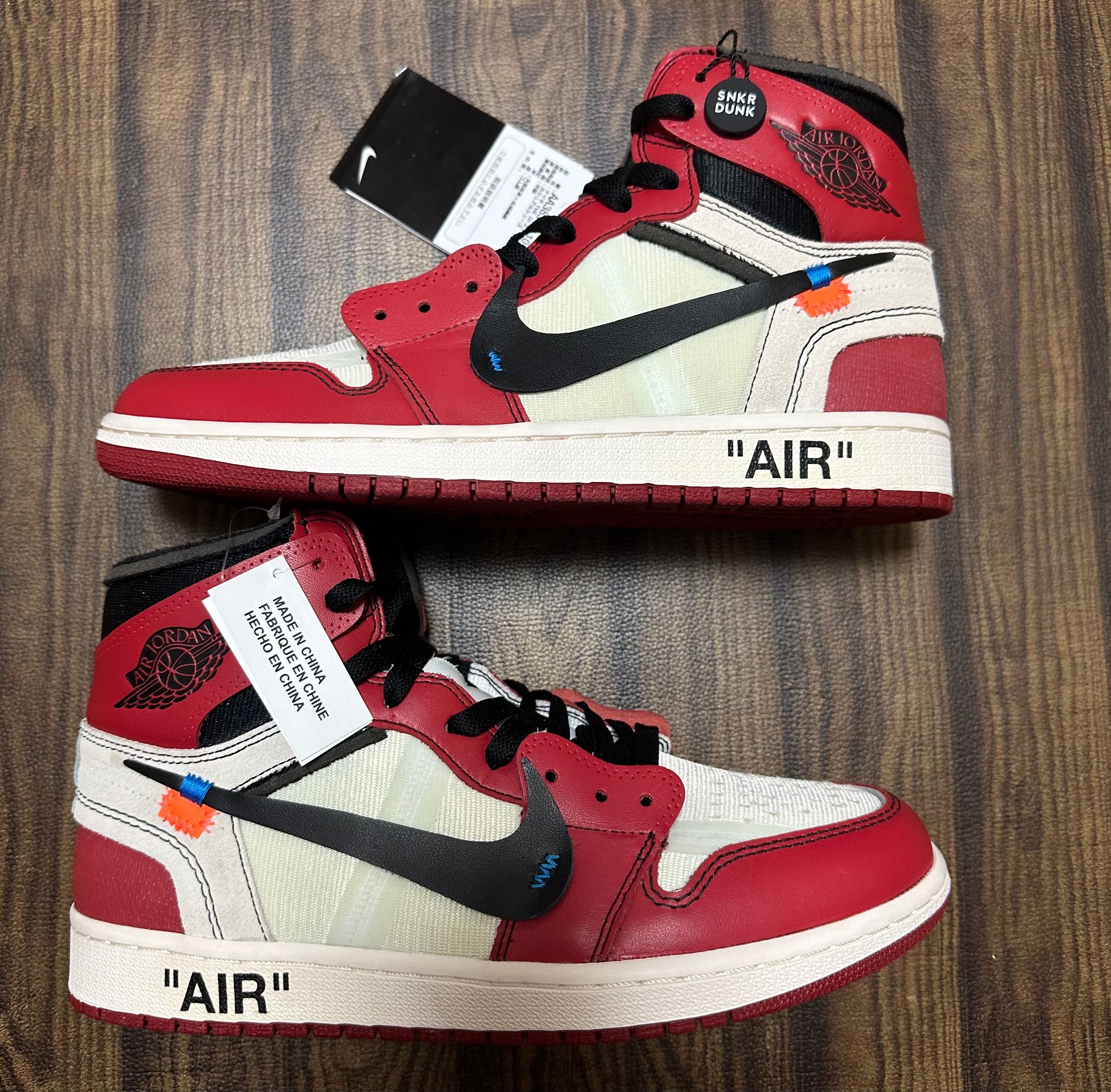Off-White × Nike Air Jordan 1 Retro High The Ten "Chicago"