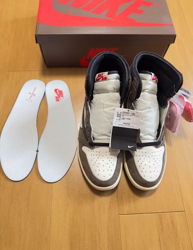 Travis Scott × Nike Air Jordan 1 Retro High OG TS SP "Sail/Dark Mocha"