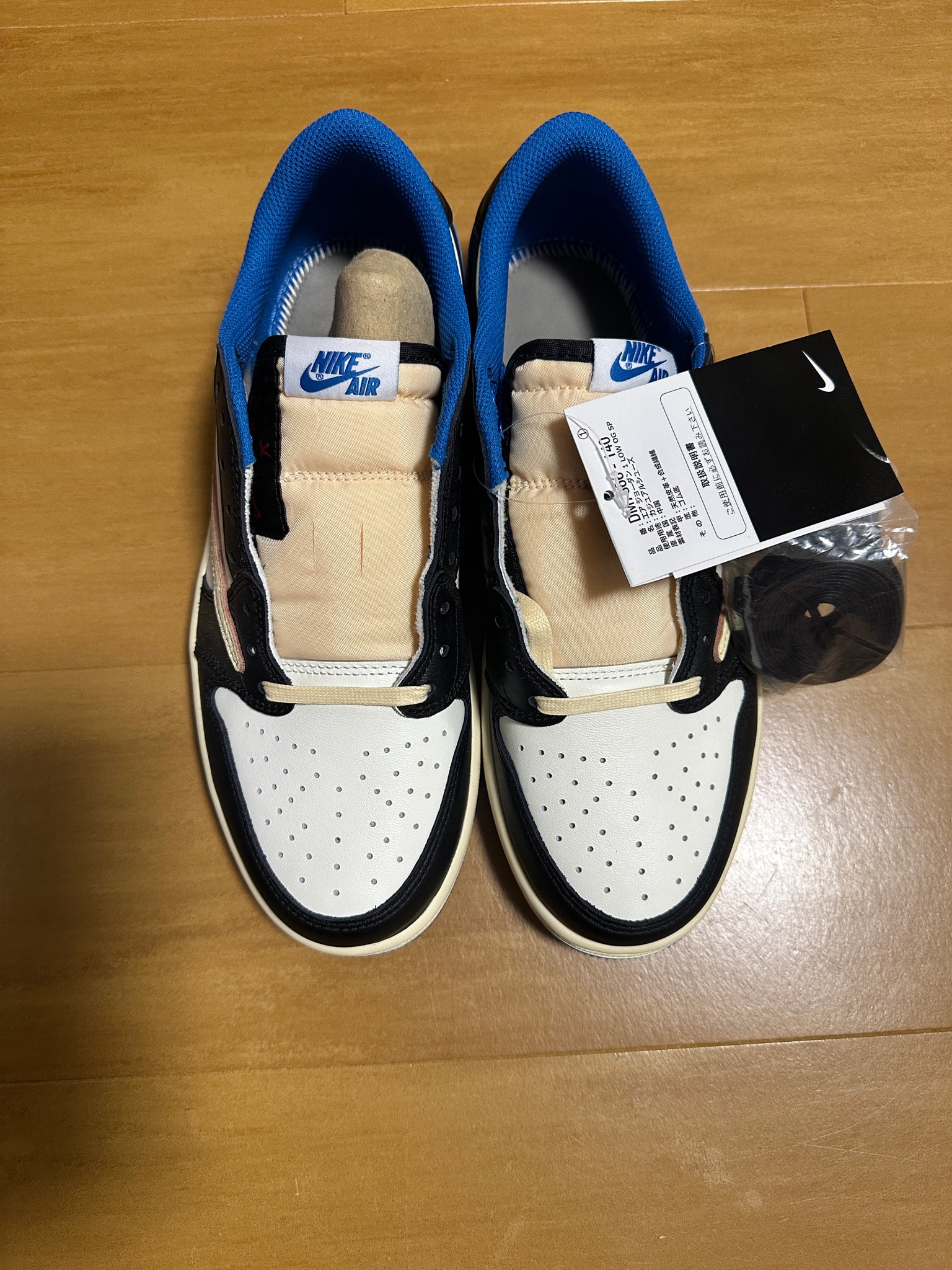 Travis Scott × fragment design × Nike Air Jordan 1 Low OG SP "Military Blue"
