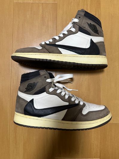 Travis Scott × Nike Air Jordan 1 Retro High OG TS SP "Sail/Dark Mocha"