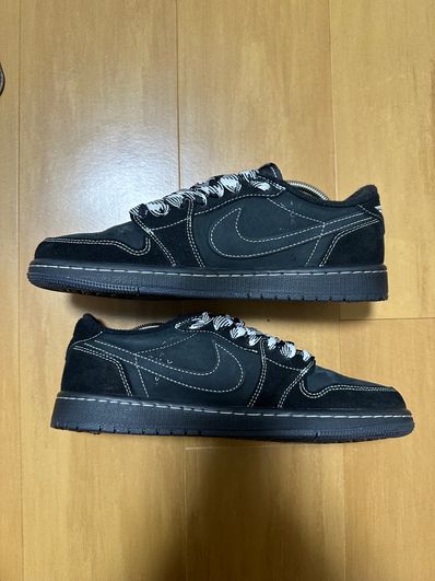 Travis Scott × Nike Air Jordan 1 Low OG SP "Black Phantom"