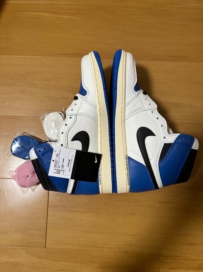 Travis Scott × fragment design × Nike Air Jordan 1 Retro High OG SP "Military Blue"