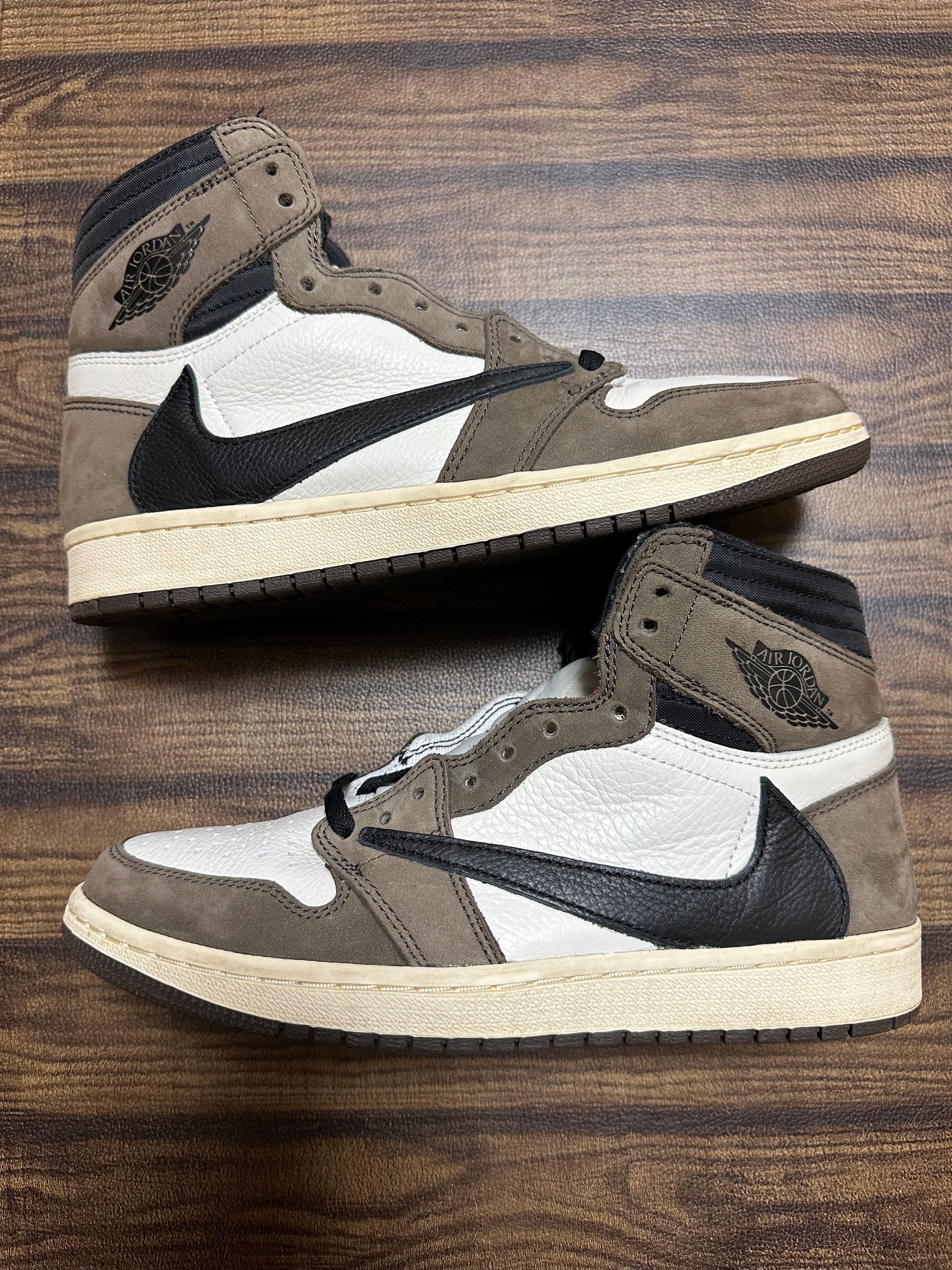 Travis Scott × Nike Air Jordan 1 Retro High OG TS SP "Sail/Dark Mocha"