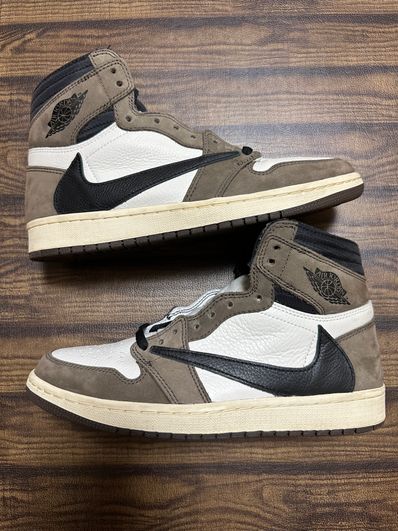 Travis Scott × Nike Air Jordan 1 Retro High OG TS SP "Sail/Dark Mocha"