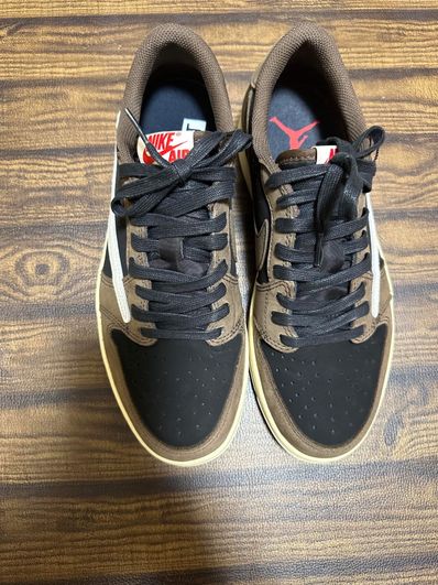 Travis Scott × Nike Air Jordan 1 Low OG SP-T "Black/Dark Mocha"