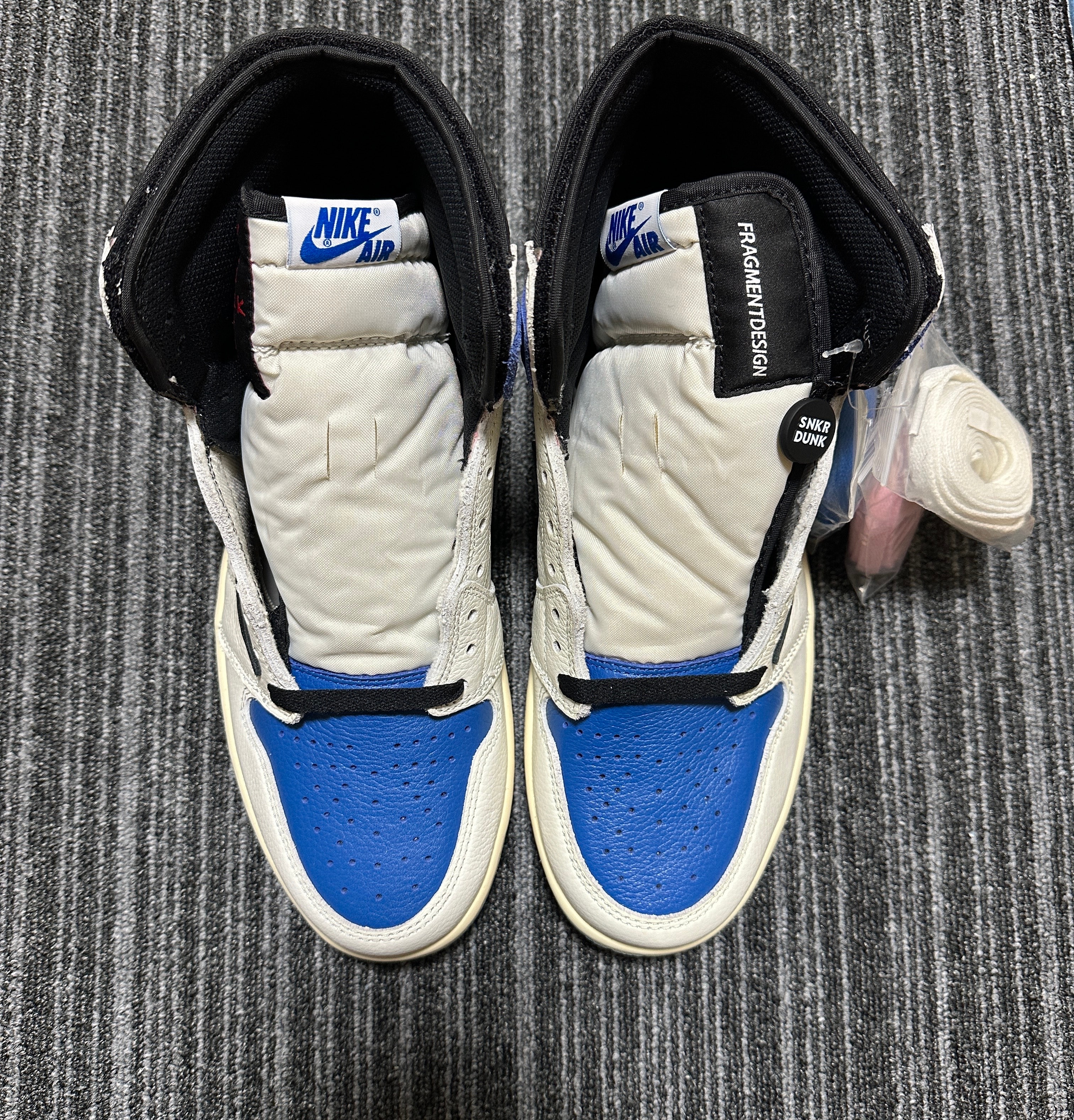 Travis Scott × fragment design × Nike Air Jordan 1 Retro High OG SP "Military Blue"