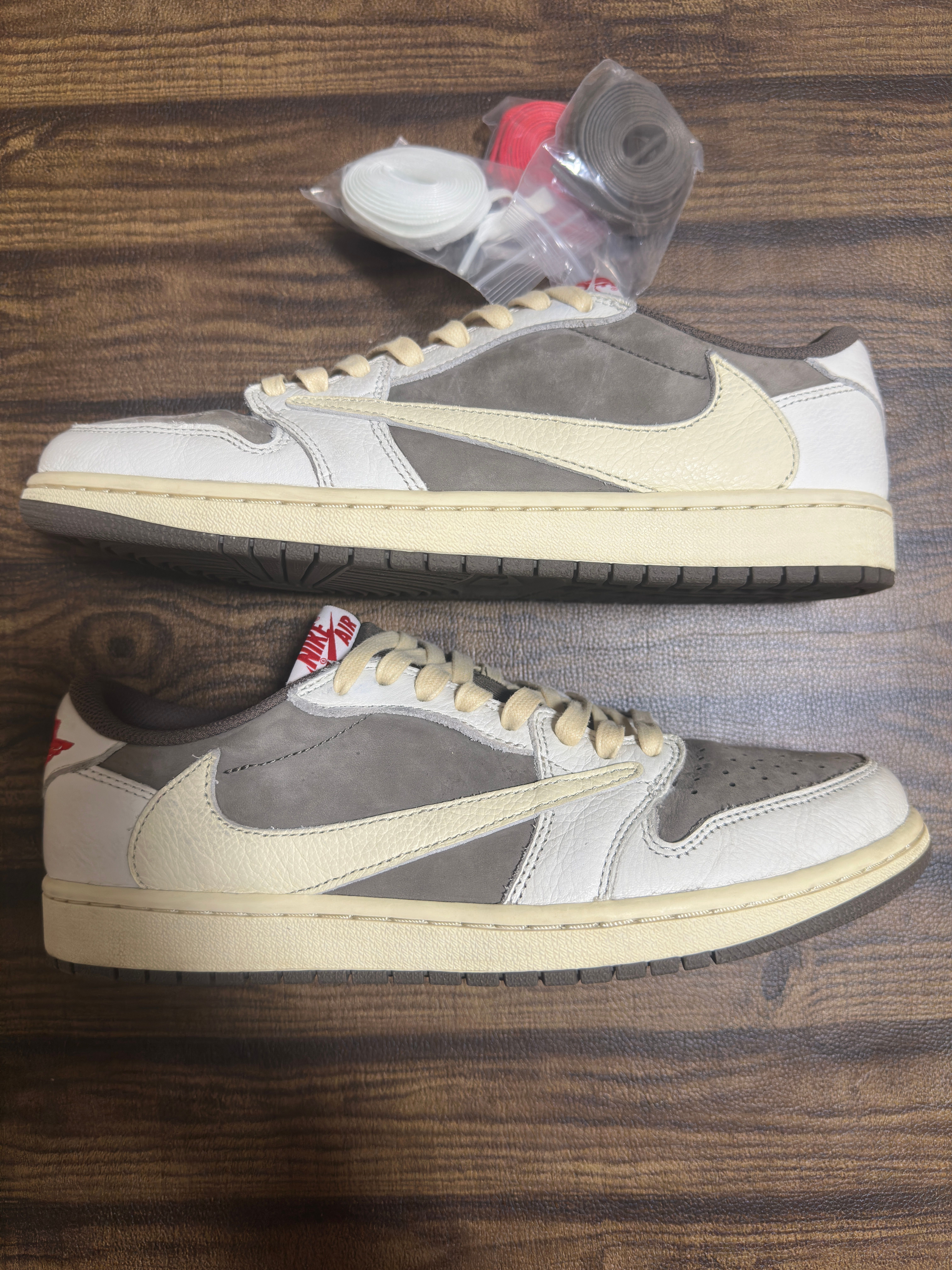 Travis Scott × Nike Air Jordan 1 Low OG SP "Reverse Mocha/Sail and Ridgerock"