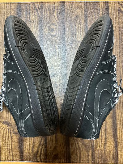 Travis Scott × Nike Air Jordan 1 Low OG SP "Black Phantom"