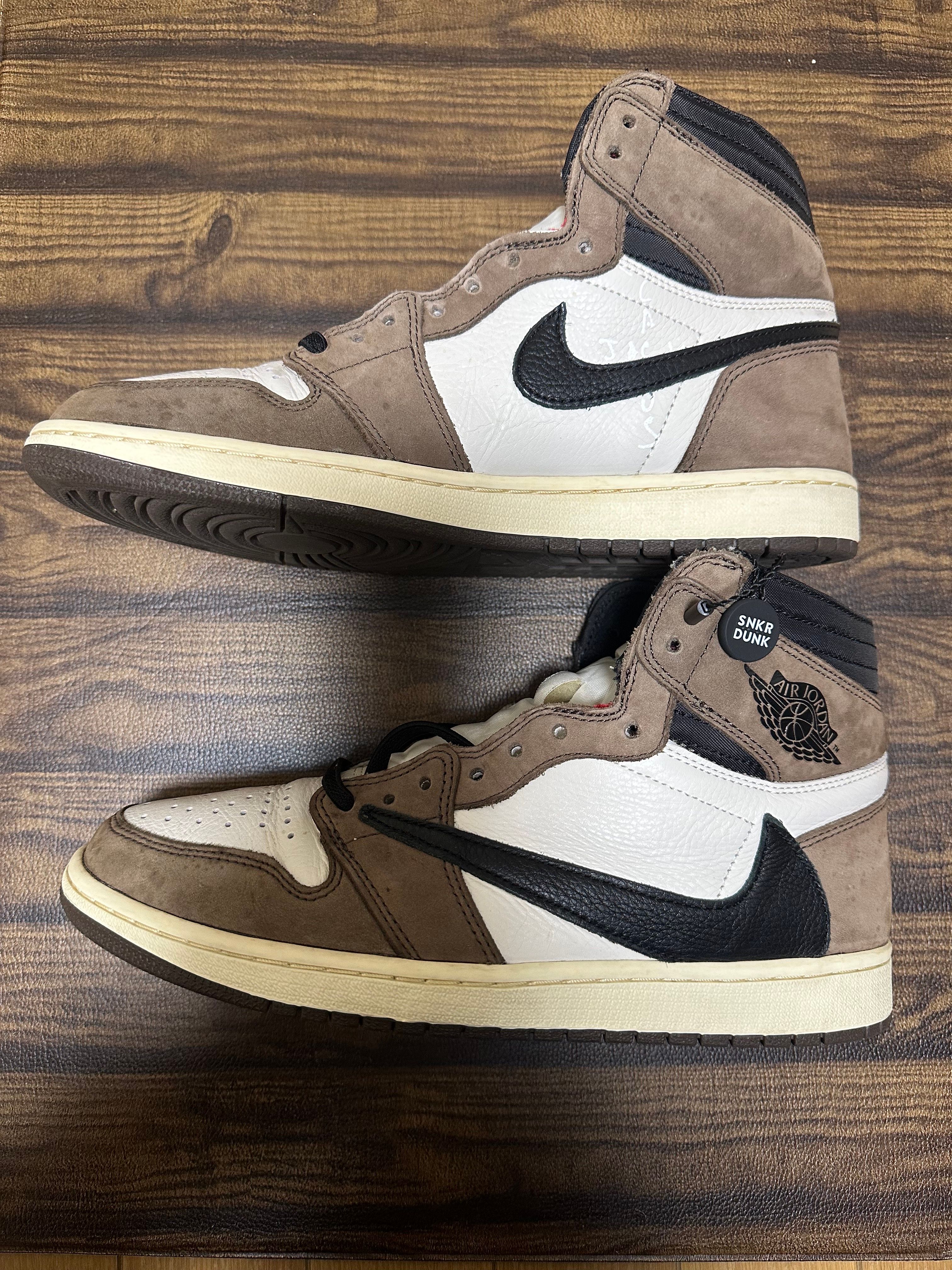 Travis Scott × Nike Air Jordan 1 Retro High OG TS SP "Sail/Dark Mocha"