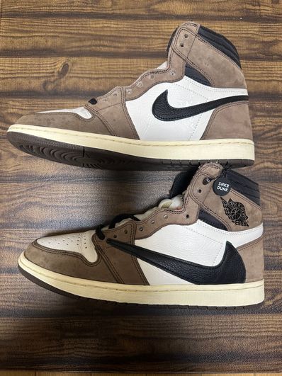 Travis Scott × Nike Air Jordan 1 Retro High OG TS SP "Sail/Dark Mocha"