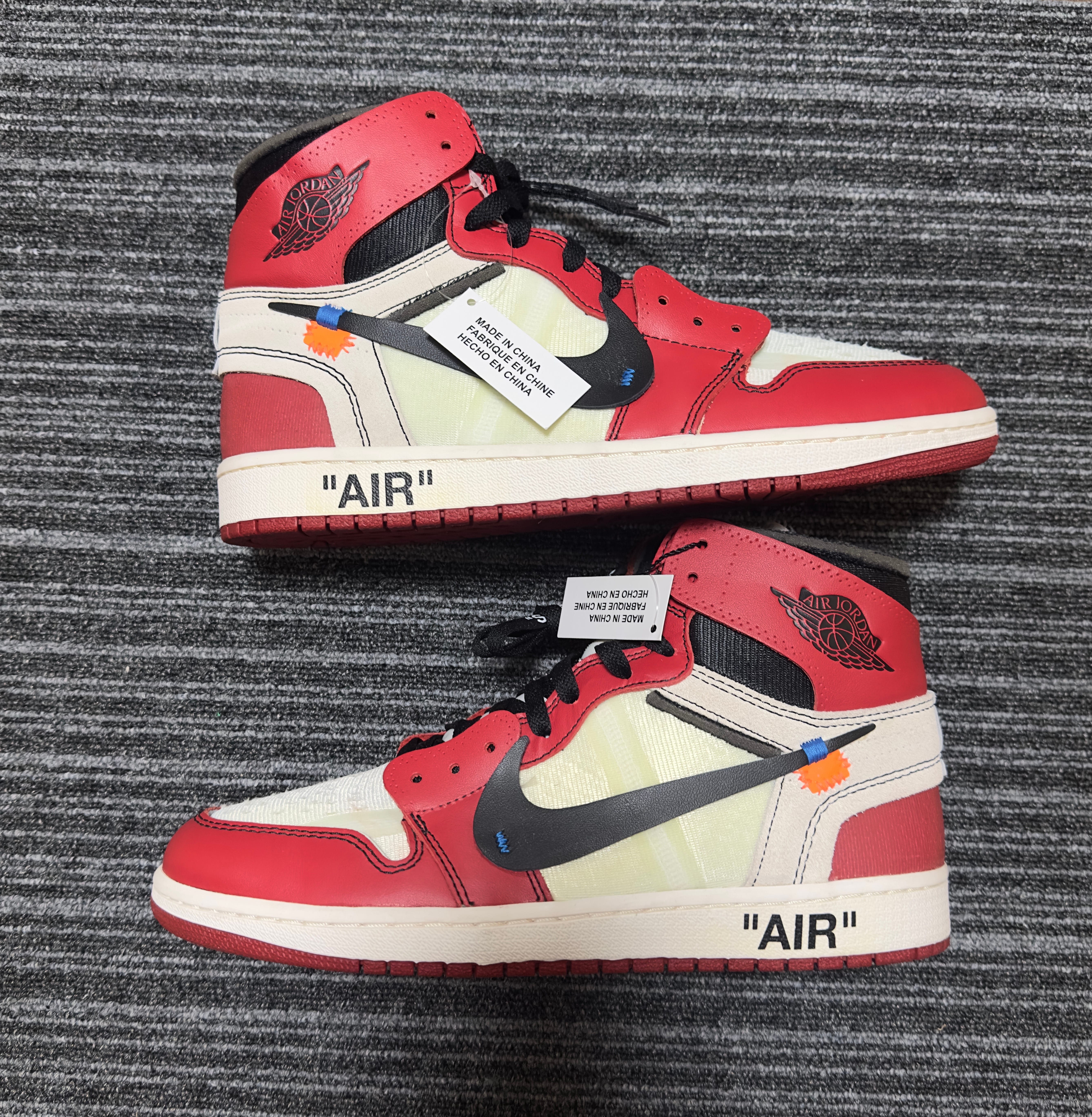 Off-White × Nike Air Jordan 1 Retro High The Ten "Chicago"