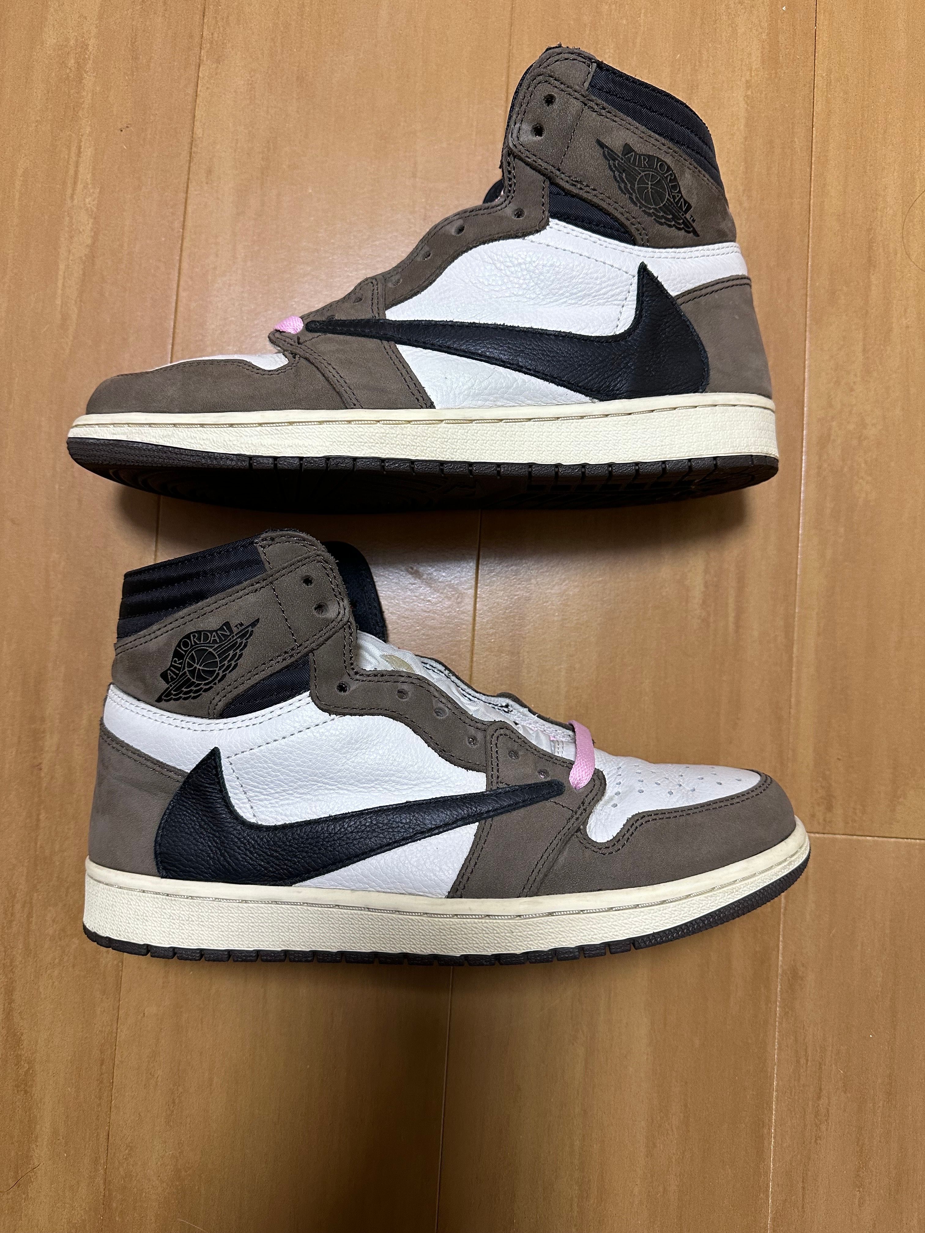 Travis Scott × Nike Air Jordan 1 Retro High OG TS SP "Sail/Dark Mocha"