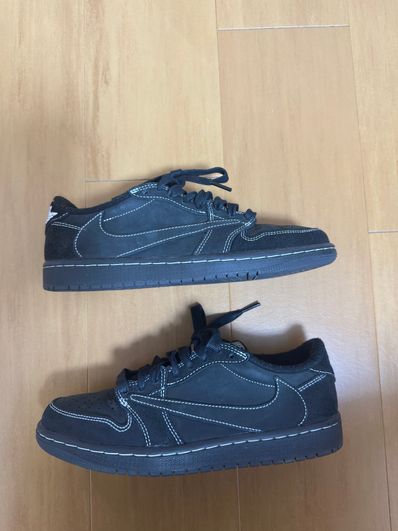 Travis Scott × Nike Air Jordan 1 Low OG SP "Black Phantom"