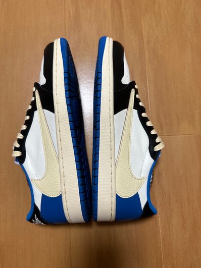 Travis Scott × fragment design × Nike Air Jordan 1 Low OG SP "Military Blue"