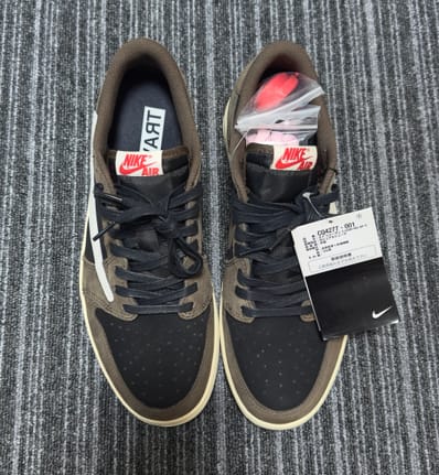 Travis Scott × Nike Air Jordan 1 Low OG SP-T "Black/Dark Mocha"