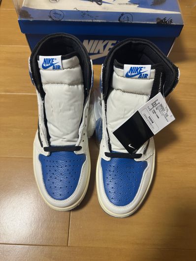 Travis Scott × fragment design × Nike Air Jordan 1 Retro High OG SP "Military Blue"