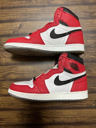 Spiderman × Nike Air Jordan 1 Origin Story "Gym Red/White/Photo Blue/Black"