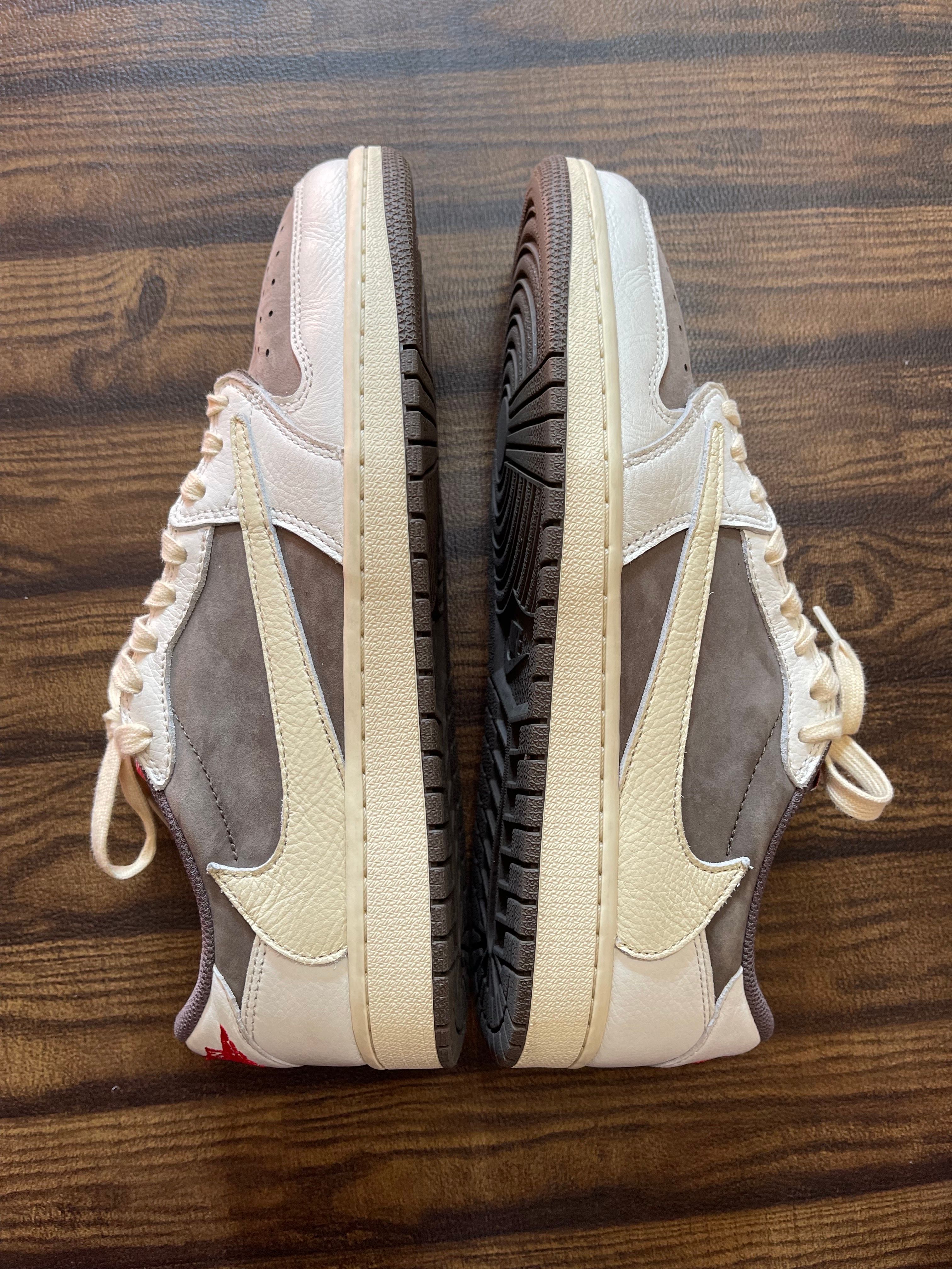 Travis Scott × Nike Air Jordan 1 Low OG SP "Reverse Mocha/Sail and Ridgerock"