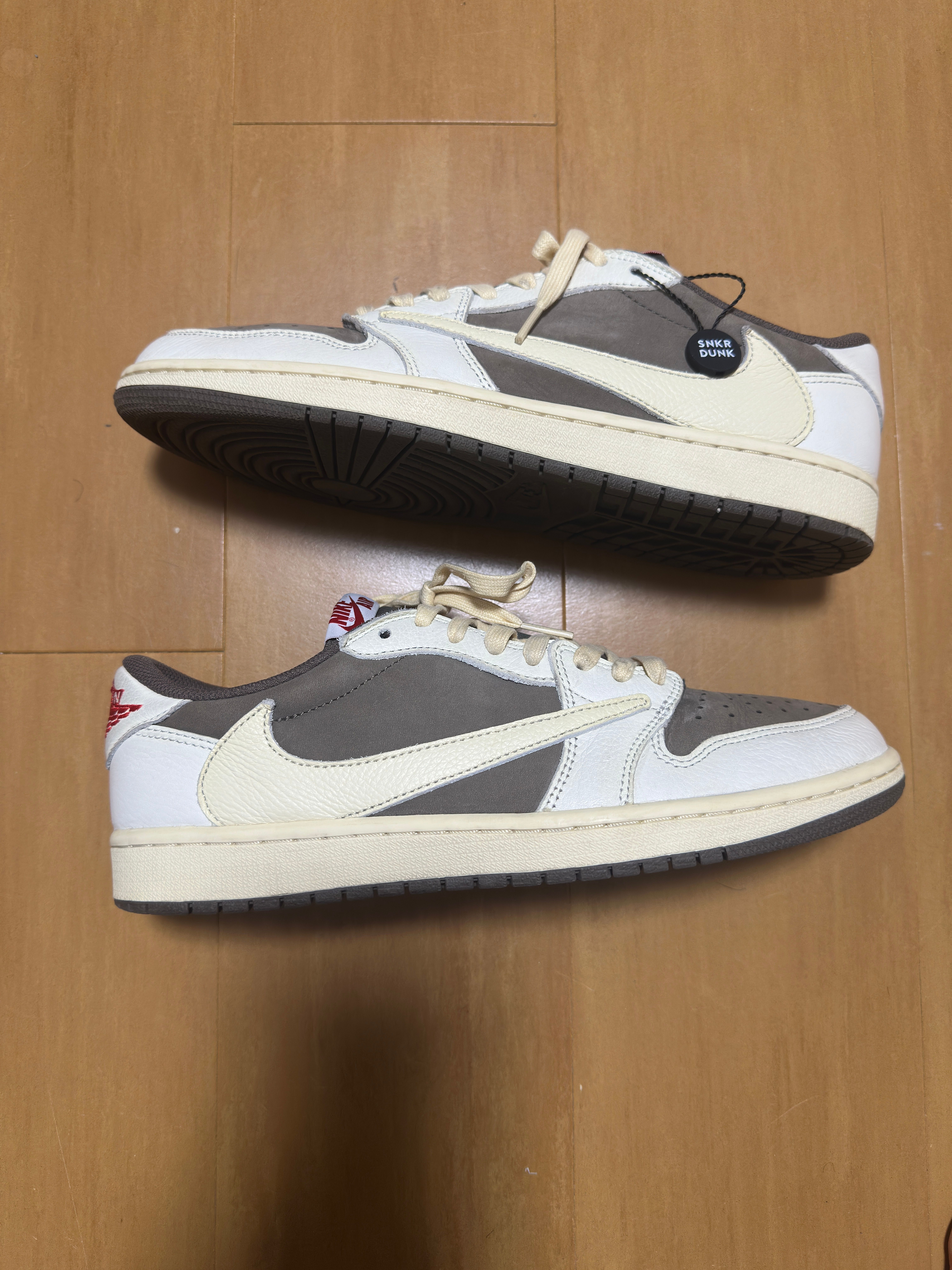 Travis Scott × Nike Air Jordan 1 Low OG SP "Reverse Mocha/Sail and Ridgerock"