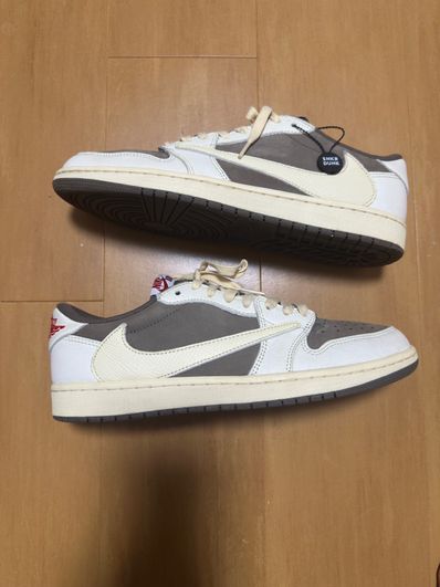 Travis Scott × Nike Air Jordan 1 Low OG SP "Reverse Mocha/Sail and Ridgerock"